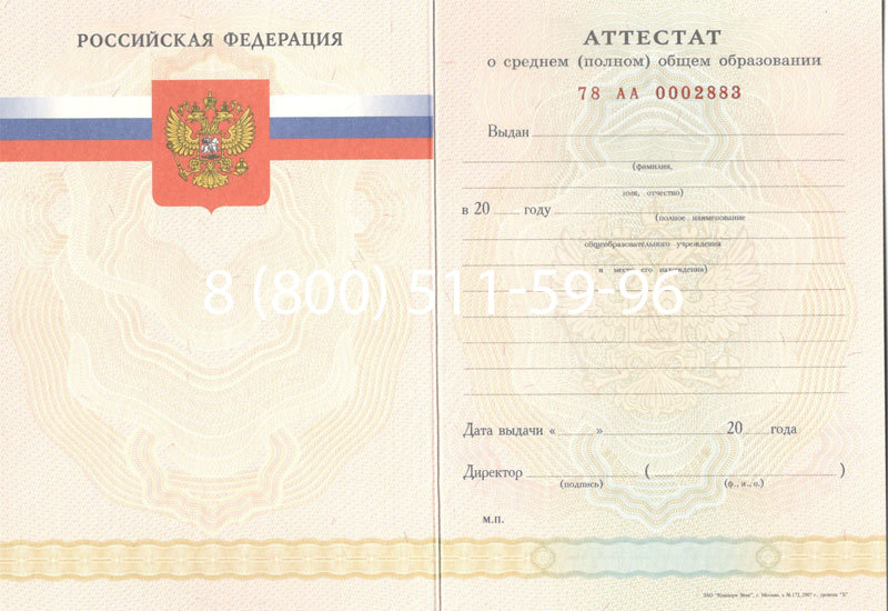 Купить Аттестат за 11 класс 2007-2010 годов в Ногинске Купить Аттестат за 11 класс 2007-2010 годов в Ногинске