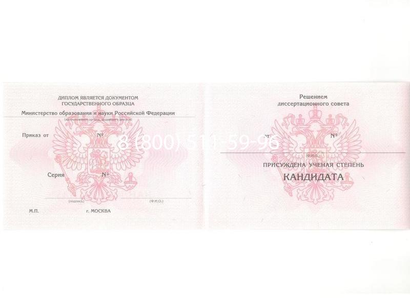 Купить Диплом кандидата наук 2010 в Ногинске