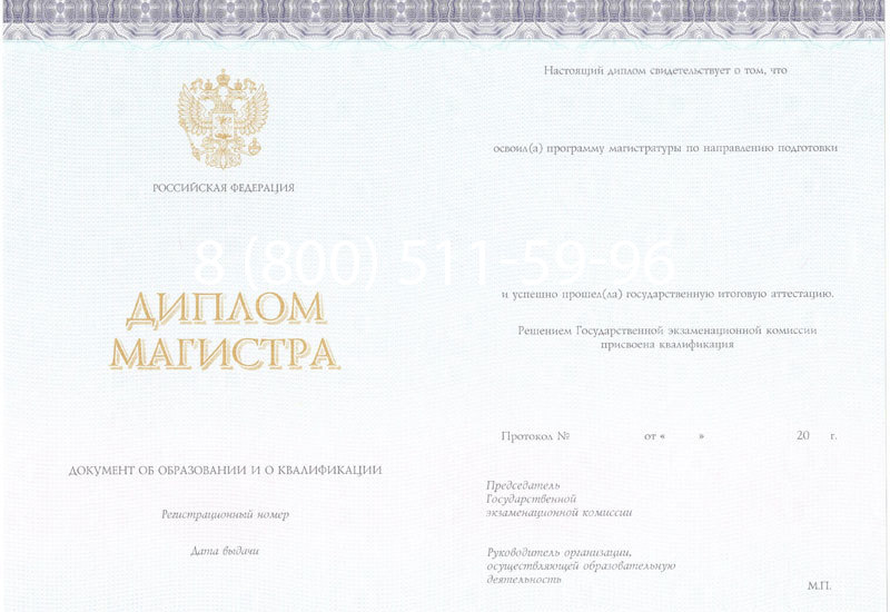 Купить Диплом магистра (КИРЖАЧ) 2014-2024 годов в Ногинске