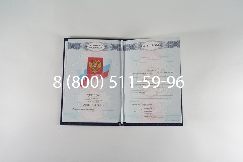 Диплом о среднем образовании 2007-2010 годов в Ногинске