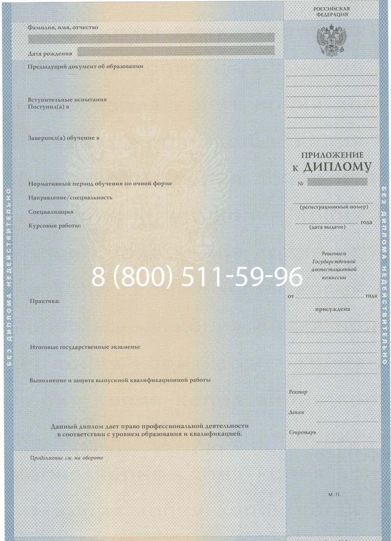 Купить Диплом специалиста 1997-2002 годов в Ногинске